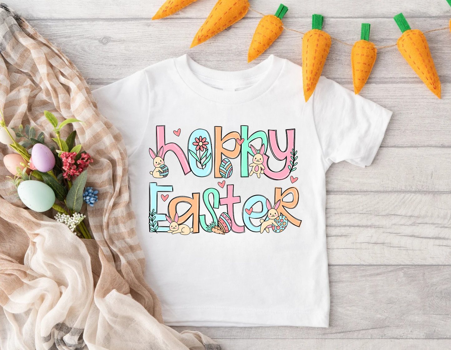 Hoppy Easter Shirt for Kids