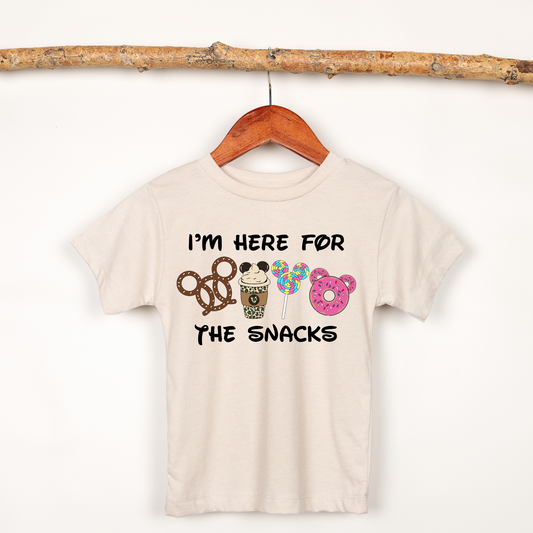 Here for the Snacks Shirt