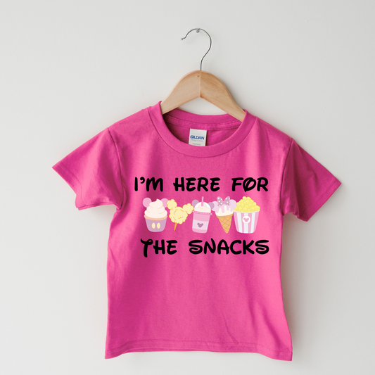 Here for the Snacks Shirt