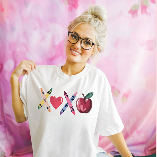 XOXO Valentine's Day Teacher Shirt
