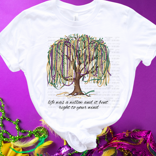 Mardi Gras Willow Tree Shirt