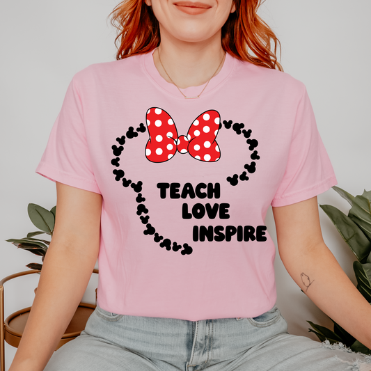 Teach Love Inspire Magical Teacher Shirt