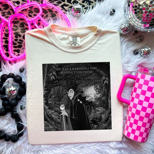 Villain Marvelous Time Shirt Comfort Colors