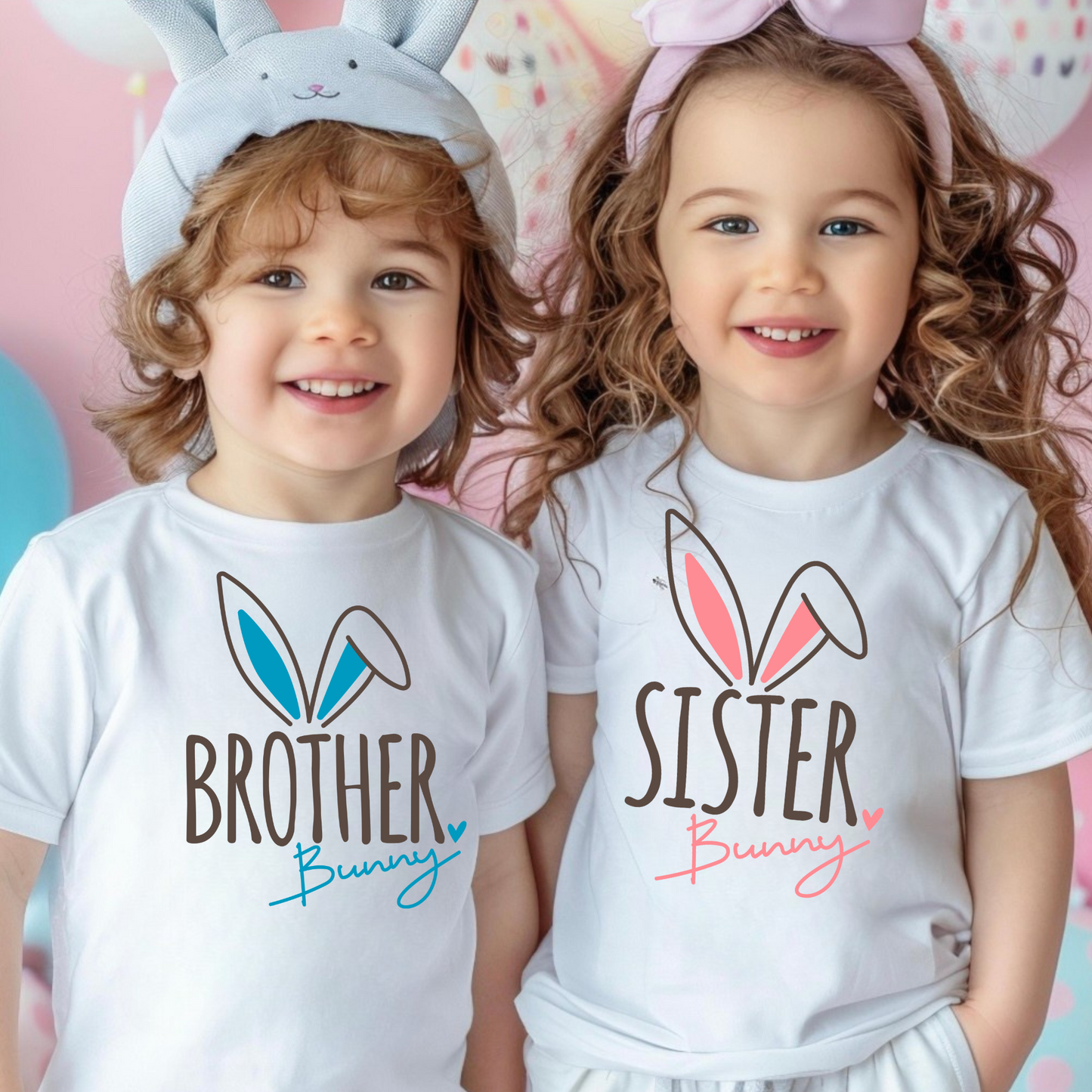Sibling Easter Shirts - Brother Bunny - Sister Bunny