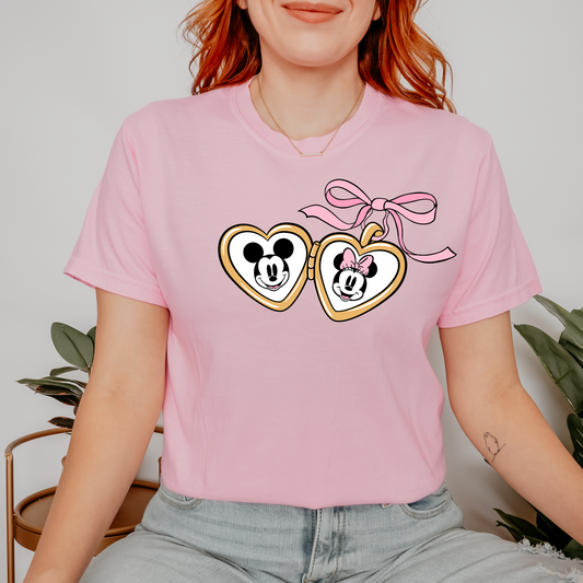 Mouse Valentine's Day Locket Shirt