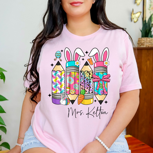 Personalized Teacher Easter Shirt