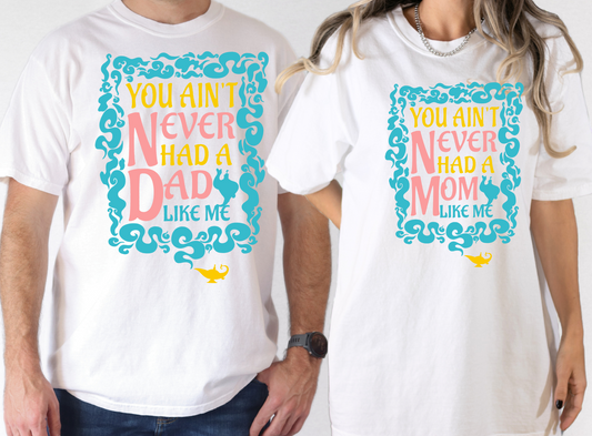 Genie Mom and Dad Shirt