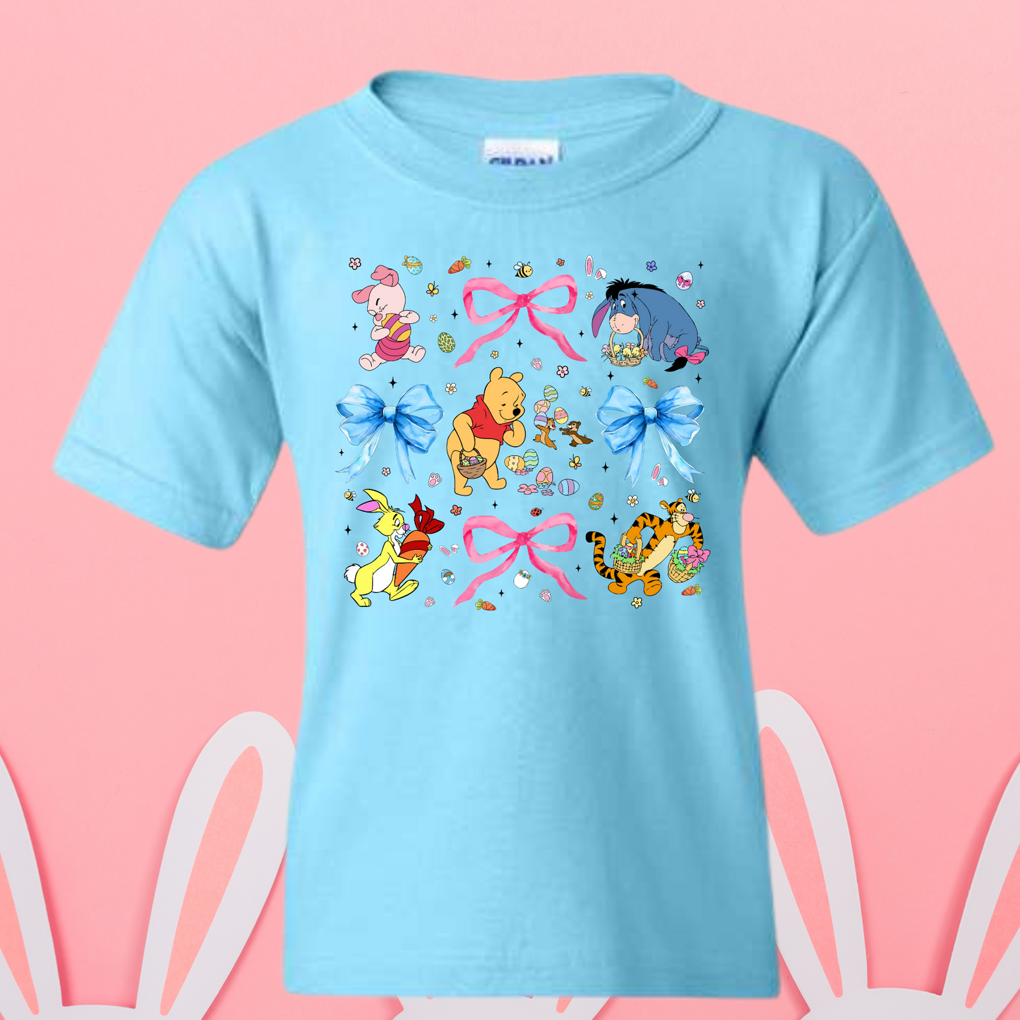 Honey Bear Easter Bow Shirt