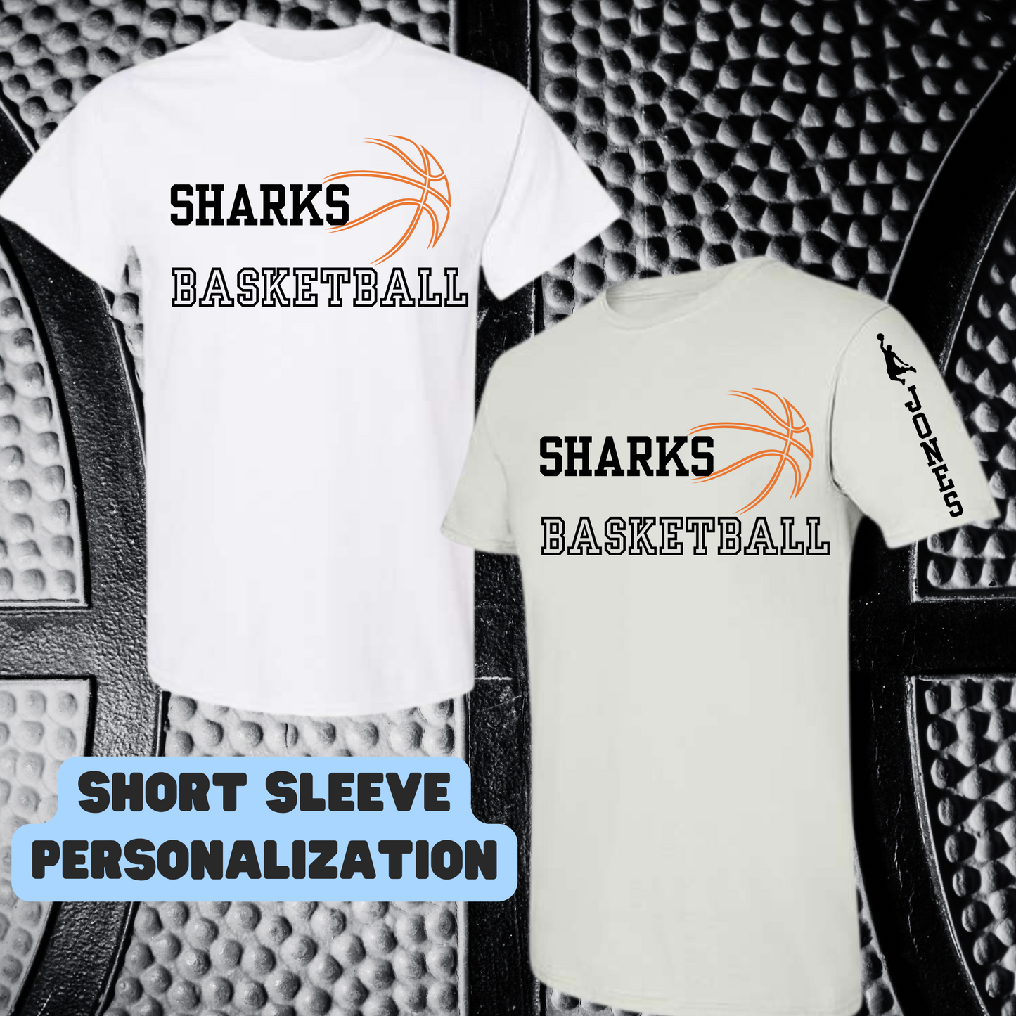 PERSONALIZED Smith Basketball Design 14 - FRONT & BACK/SLEEVE
