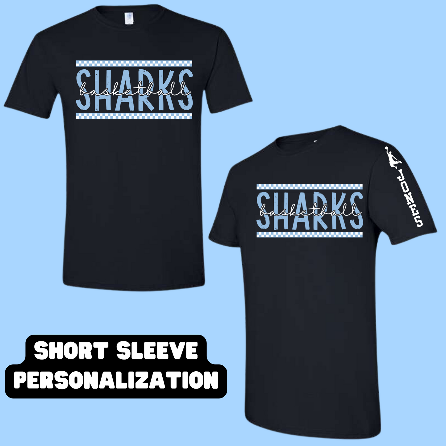 PERSONALIZED Smith Basketball Design 13 - FRONT & BACK/SLEEVE