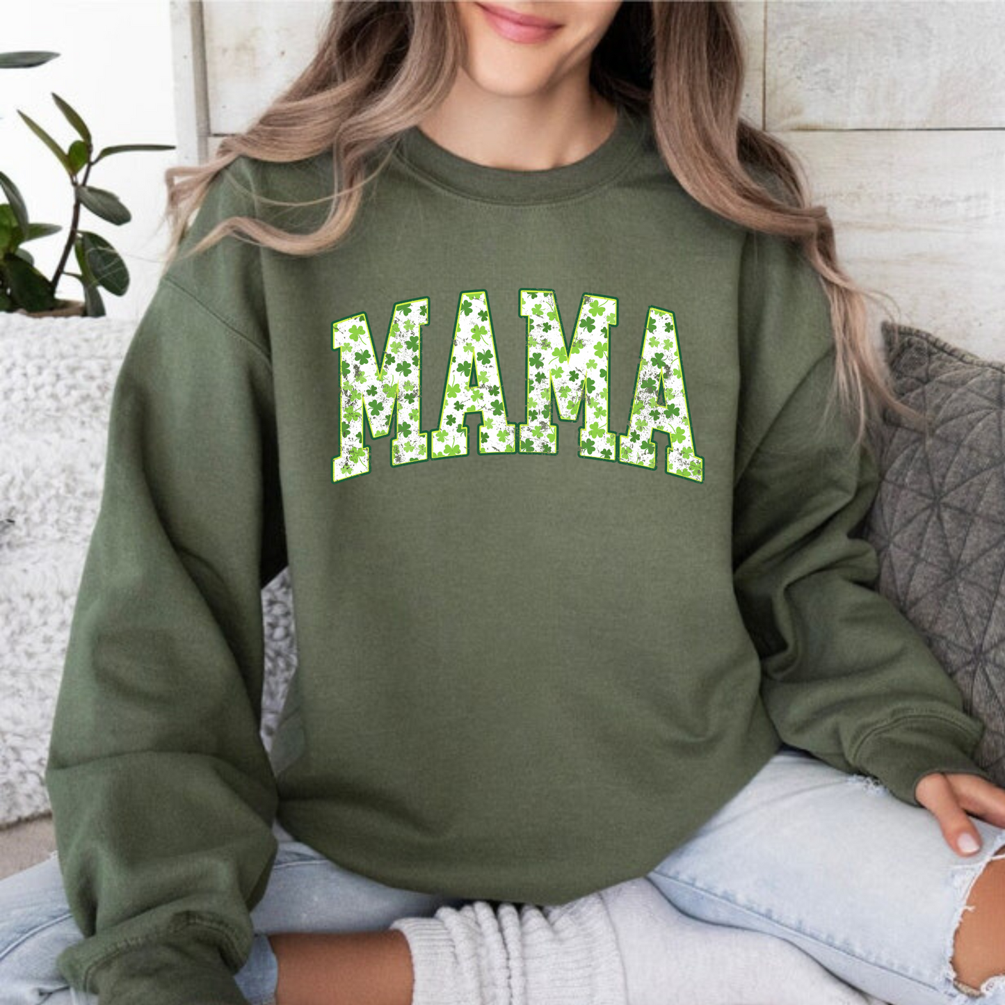 St. Patrick's Day Mama Sweatshirt