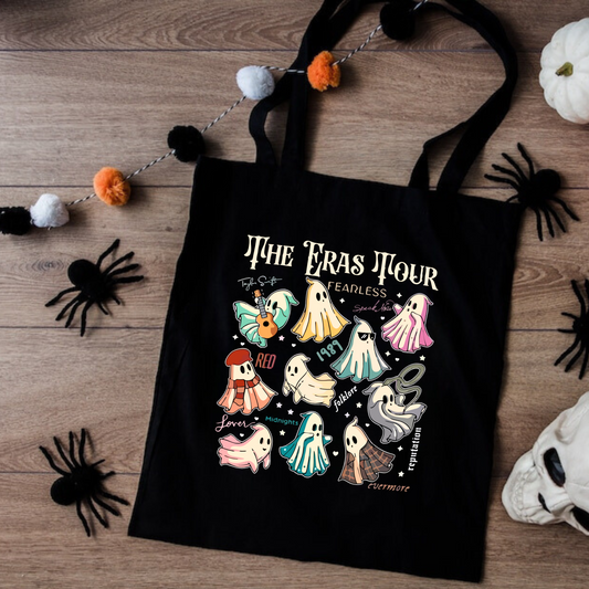 Ghost Tour Halloween Candy Tote Bag