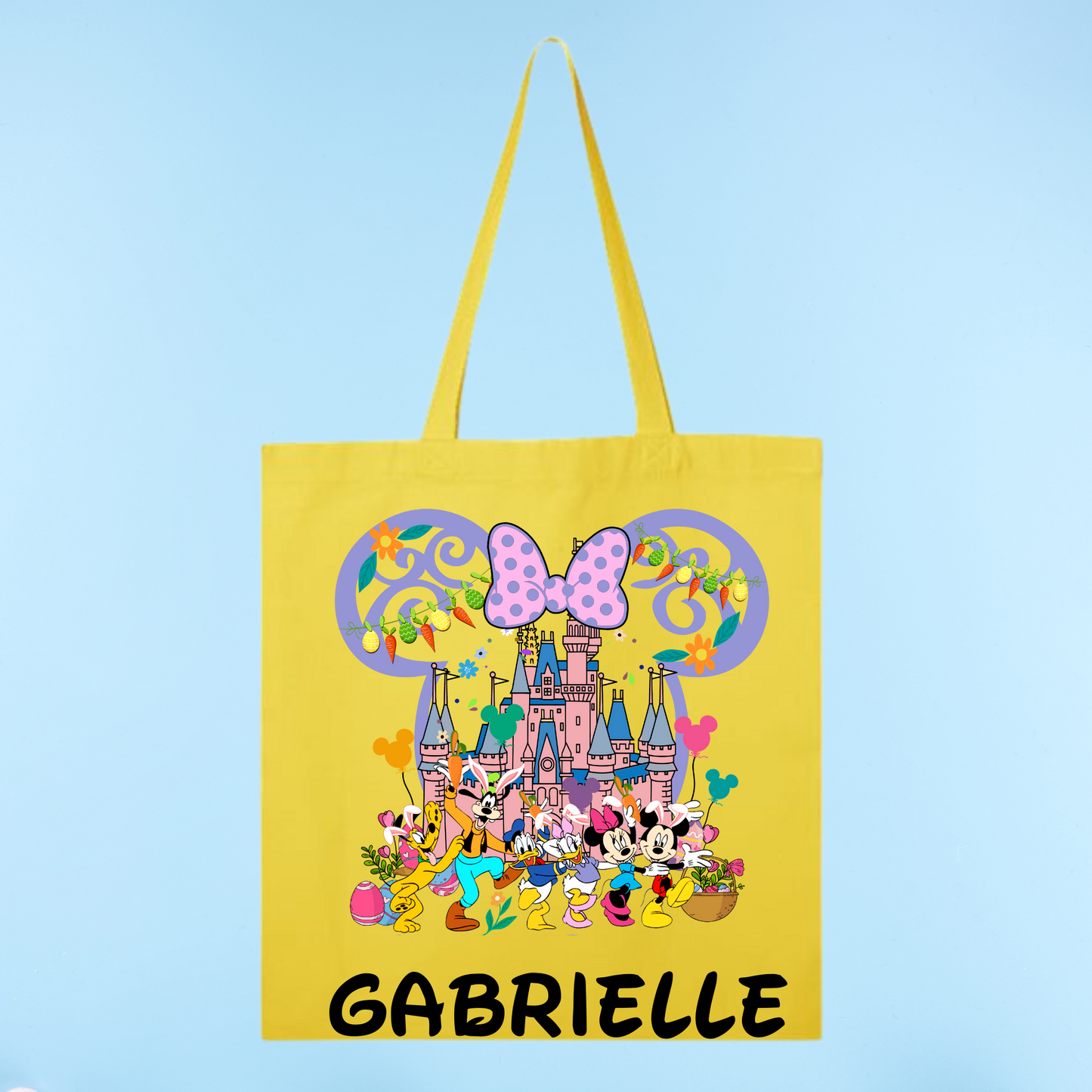 Mouse Friends Easter Egg Hunt Tote Bag