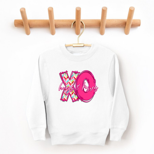 XO Hugs and Kisses Sweatshirt for Girls