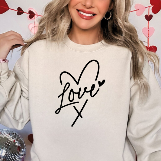 Love Valentines Day Sweatshirt