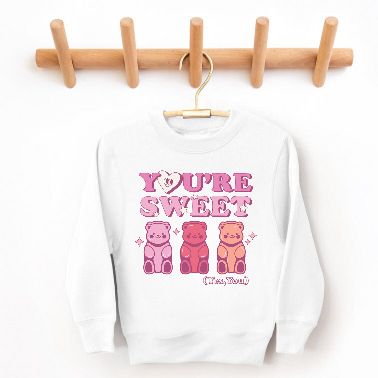 You're Sweet Valentine's Day Sweatshirt for Kids