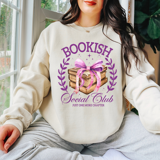 Bookish Social Club | Book Lover Crewneck Sweatshirt