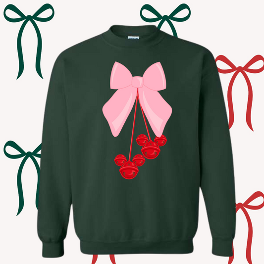 Magical Mouse Bells Christmas Crewneck Sweatshirt