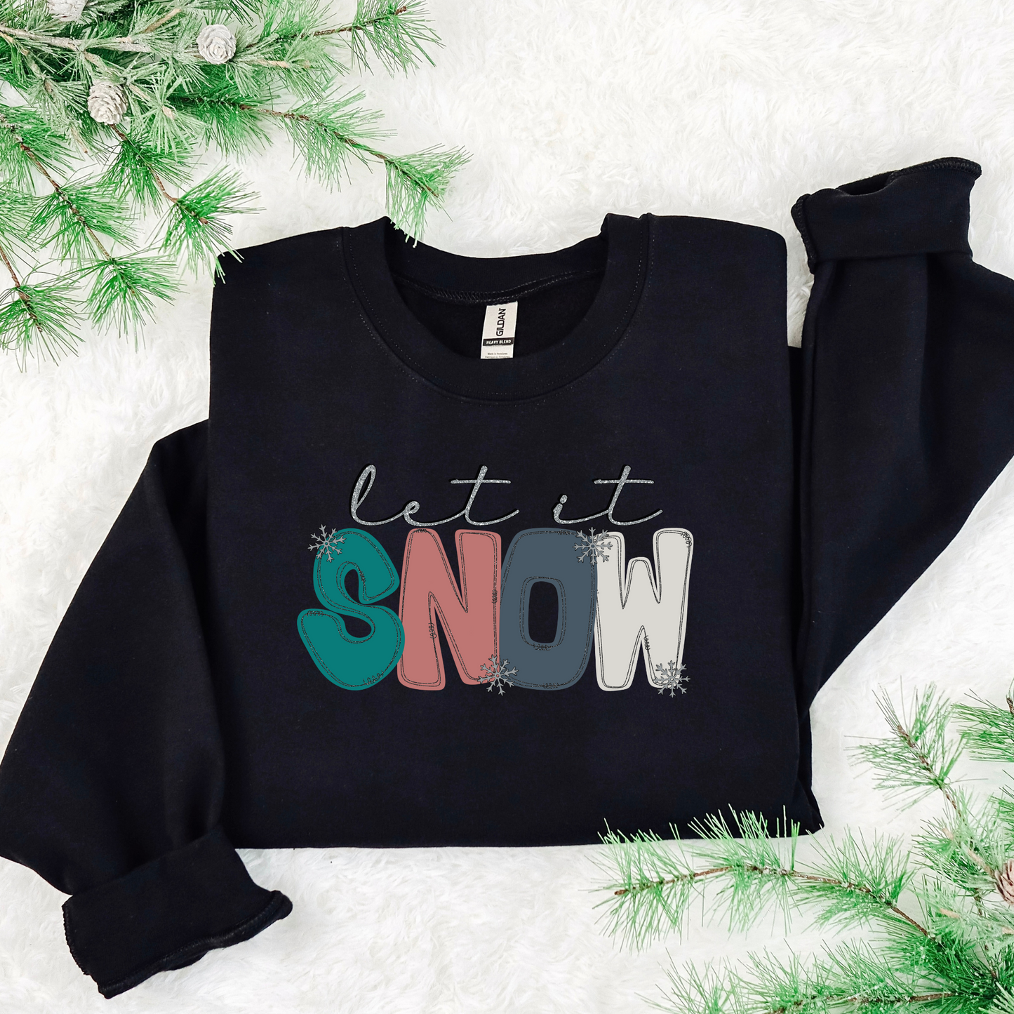 Let It Snow Christmas Crewneck Sweatshirt