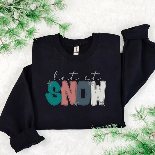 Let It Snow Christmas Crewneck Sweatshirt