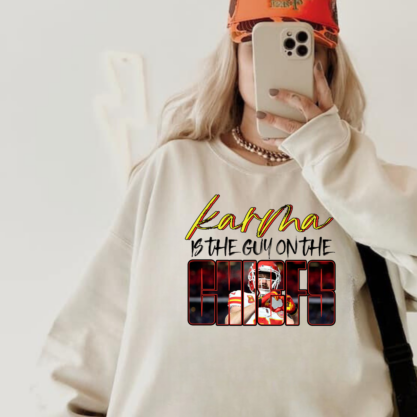 Karma Football Crewneck