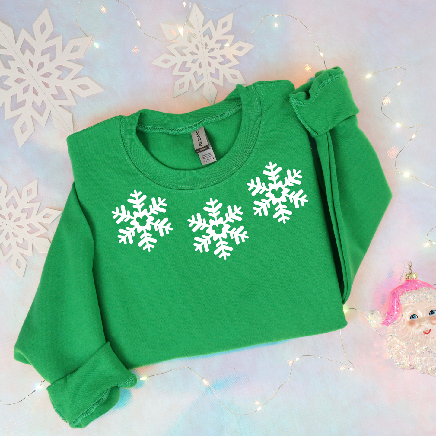Magical Mouse Snowflake Crewneck Sweatshirt
