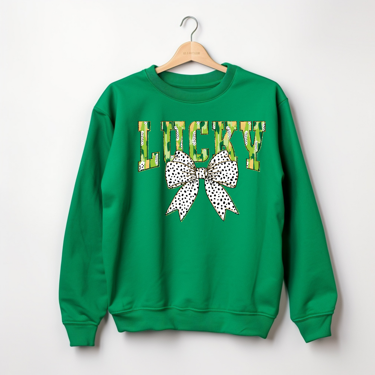Lucky Bow | St. Patrick's Day Sweatshirt