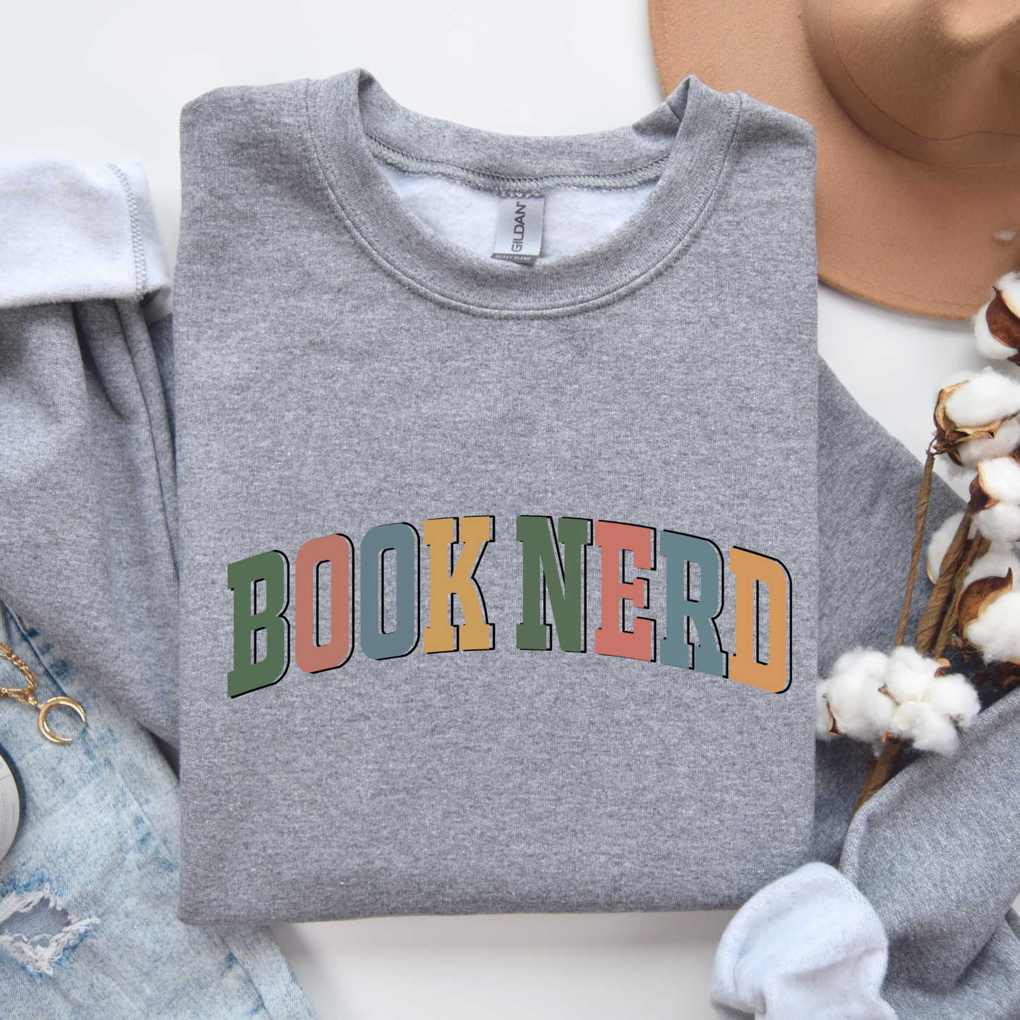 Book Nerd Sweatshirt | Book Lover Crewneck Sweatshirt