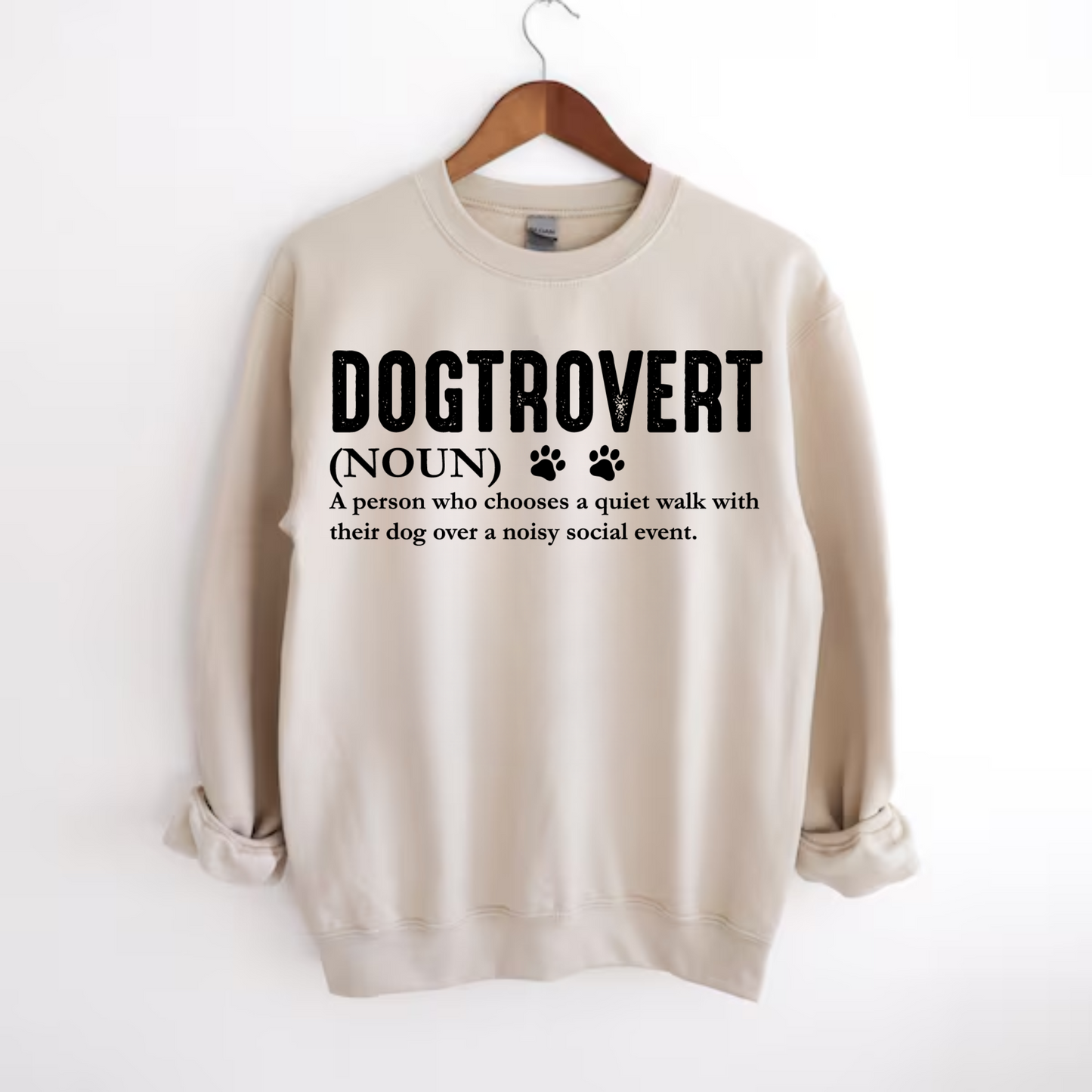 Dogtrovert Sweatshirt | Funny Dog Lover Shirt