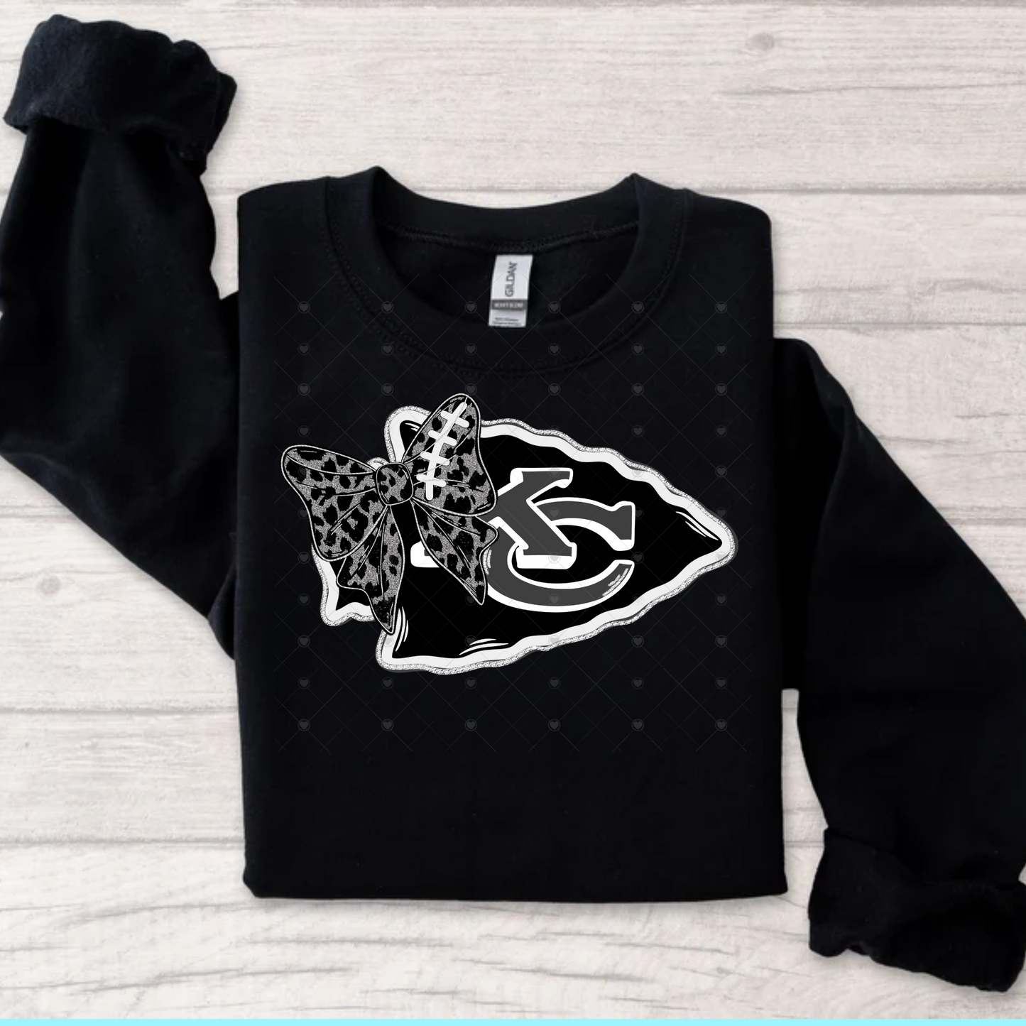 K-C Football Black Sweatshirt