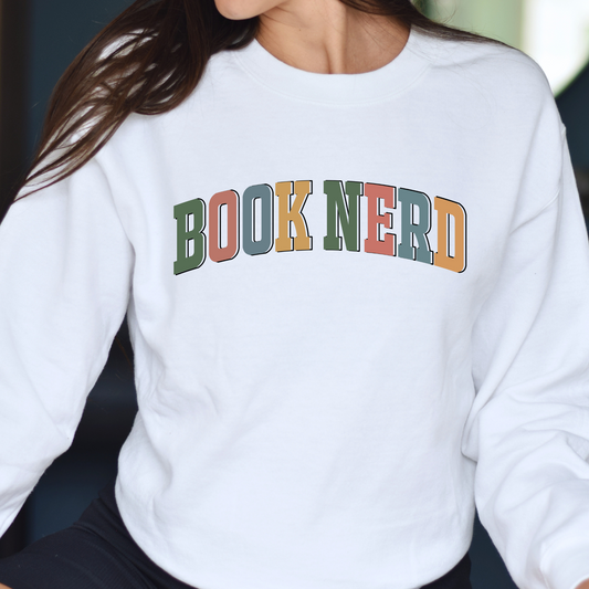 Book Nerd Sweatshirt | Book Lover Crewneck Sweatshirt