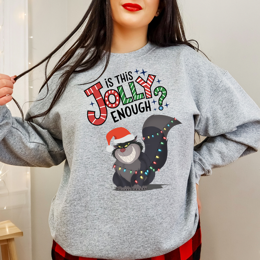 Jolly Grumpy Cat Christmas Sweatshirt