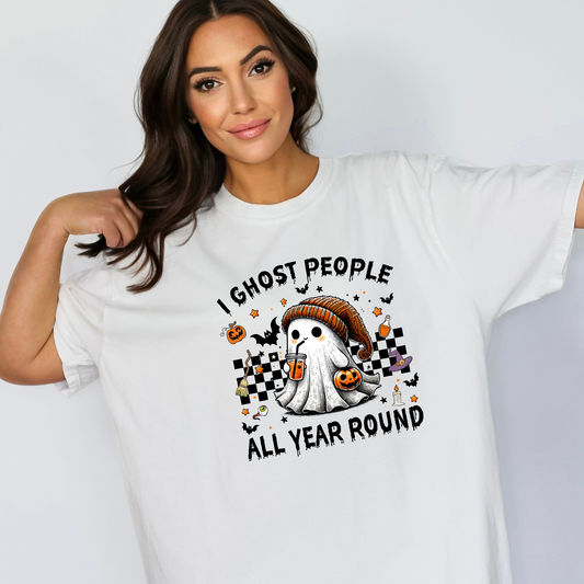 I Ghost People All Year Shirt Comfort Colors