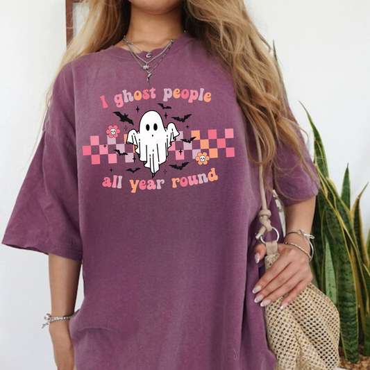 I Ghost People All Year Shirt Comfort Colors