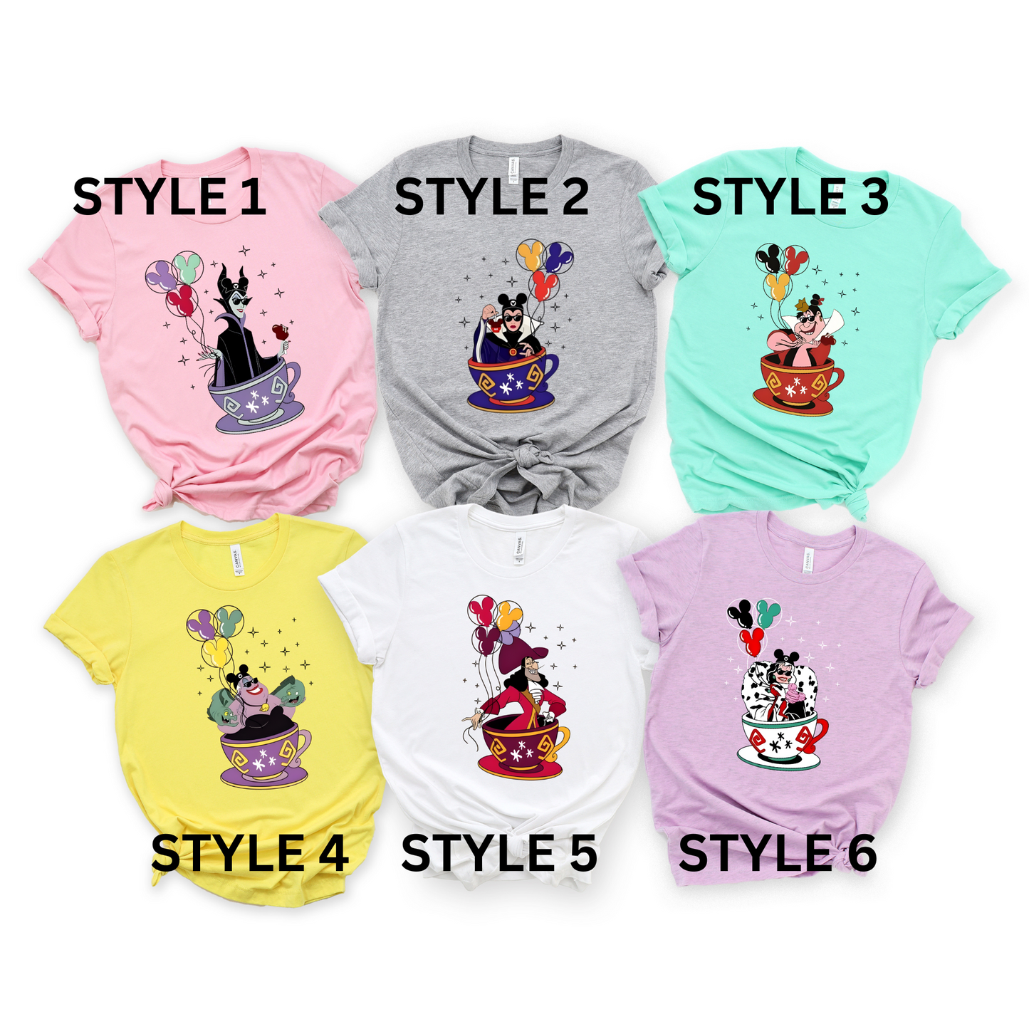 Villain Teacup Shirt Bella Canvas