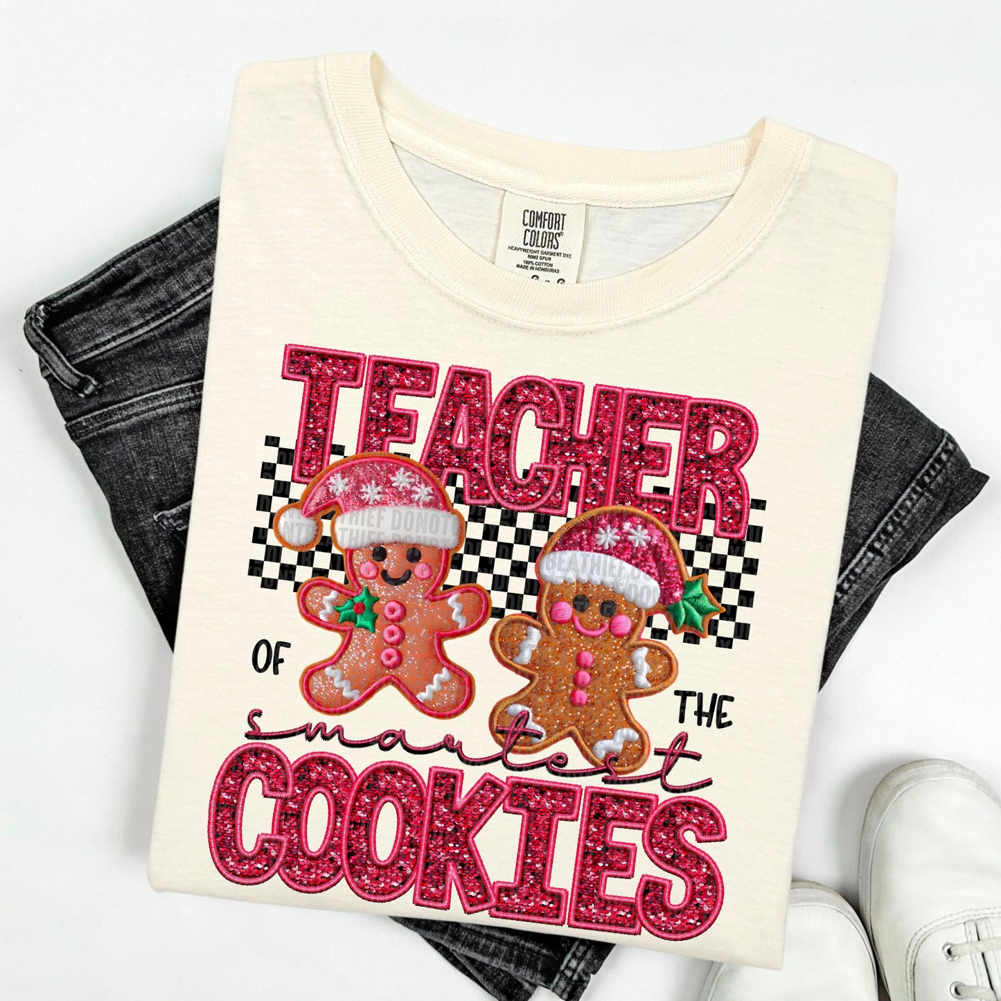 I Teach The Cutest Cookies | Teacher Christmas Shirt