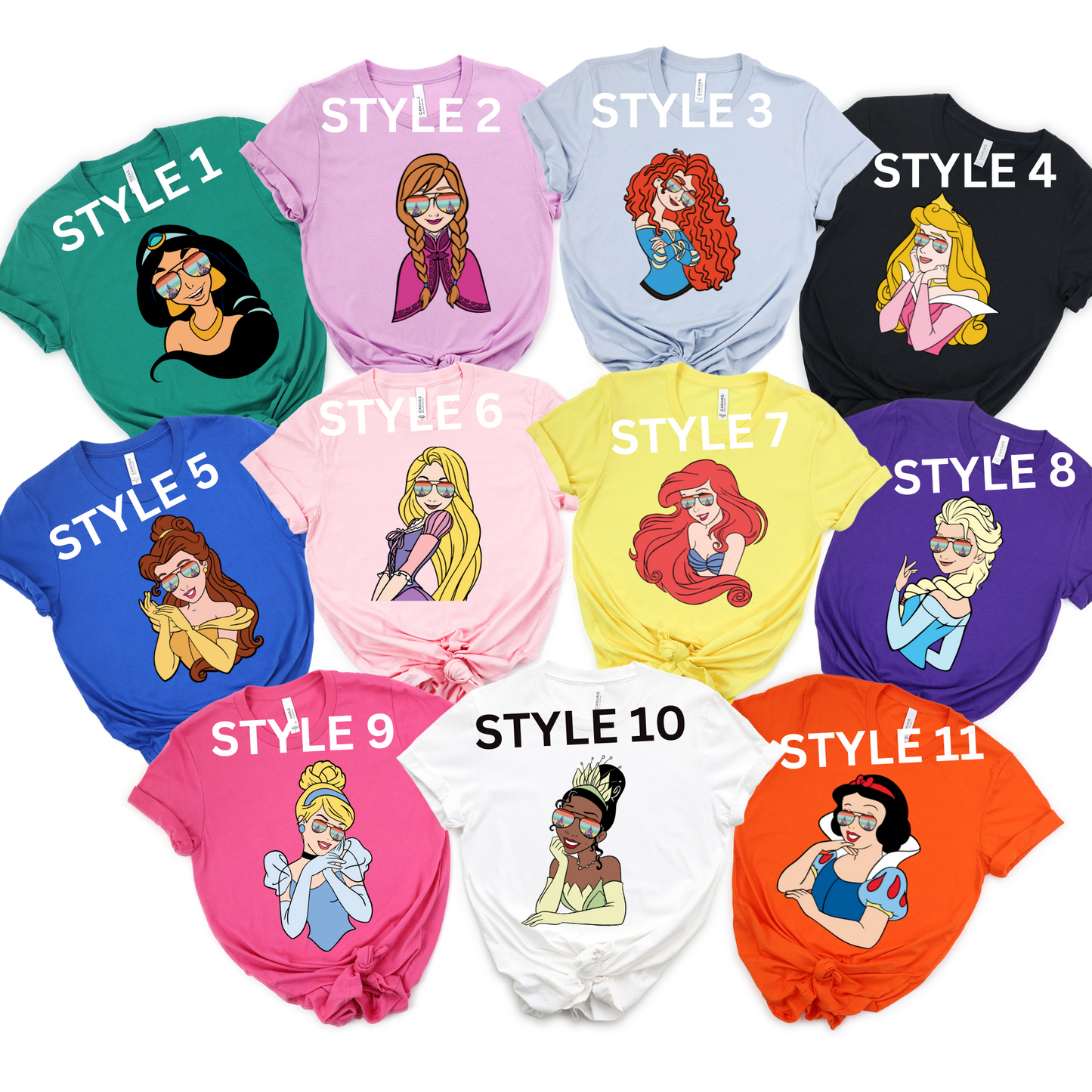 Princesses Best Day Ever Shirt Bella Canvas