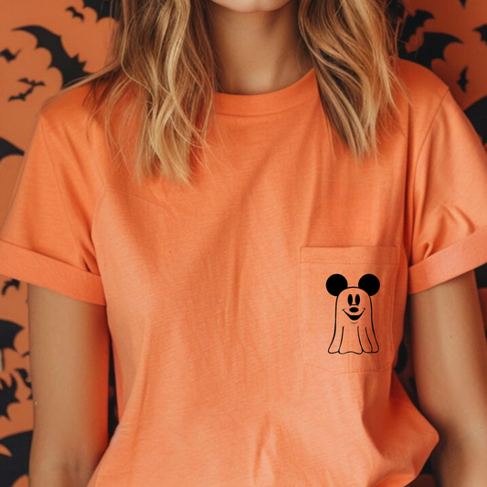 Magical Ghost Mouse Pocket Shirt
