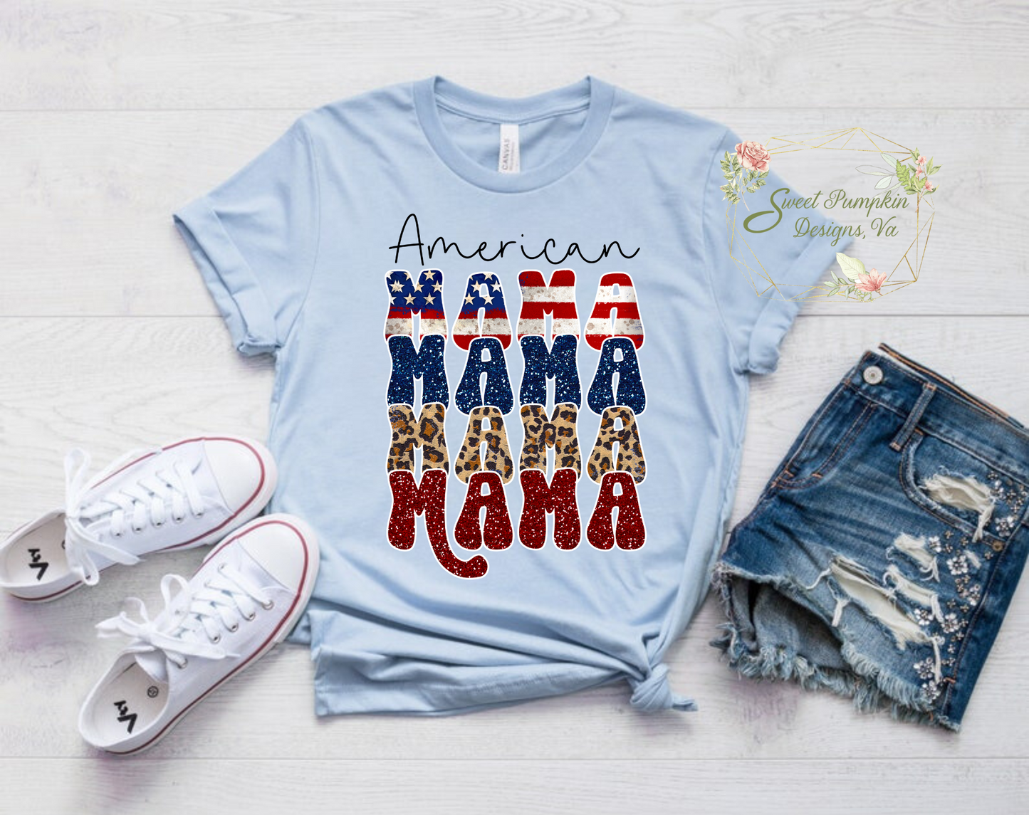 "American Mama" T-Shirt - Perfect for Any Occasion
