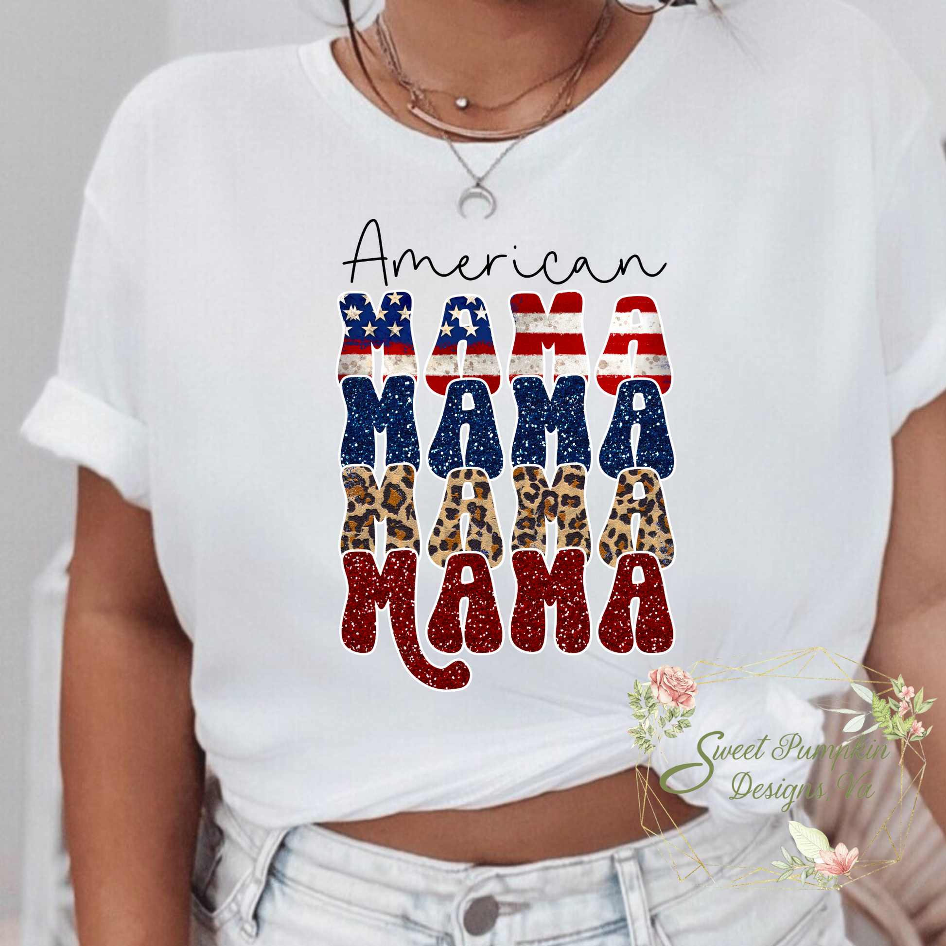 "American Mama" T-Shirt - Perfect for Any Occasion